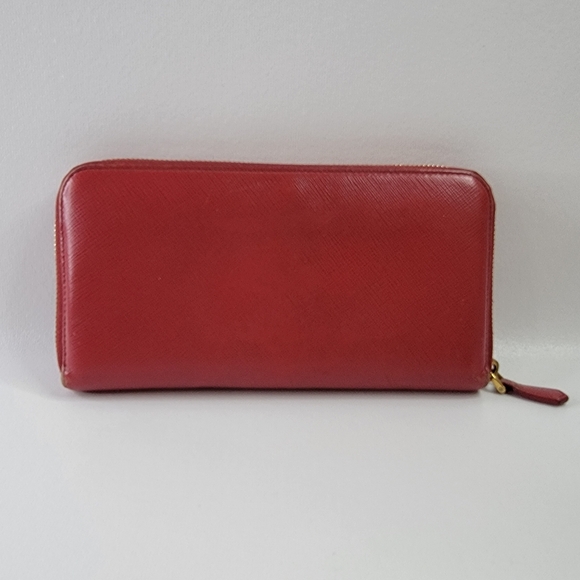 PRADA Saffiano Leather Zippy Long Wallet - Picture 3 of 11